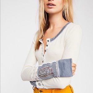 Free People Railroad Henley
